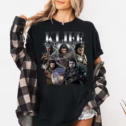 Crimson Desert Kliff shirt, Graphic Tee Bootleg Cotton T-Shirt, Gaming Shirt