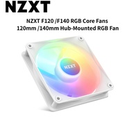 NZXT Desktop PC Fan F120 /F140 RGB Core Fans 120mm /140mm Hub-Mounted RGB Fan