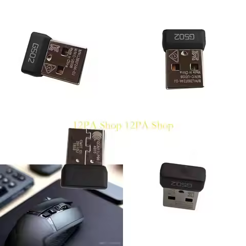 12PA USB Receiver Dongle Wireless USB Adapter for G502 Wireless Mouse