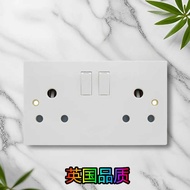 South Africa BS British Style British Standard 15A Tripod Large Round Head SOCKET Three-Hole Switch 