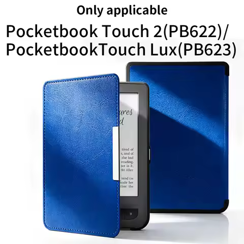 Flip Leather Case For Pocketbook Touch 2 PB622 / Touch Lux PB623 Full Cover Shockproof Ereader Prote