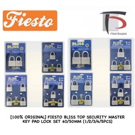 FIESTO BLISS TOP SECURITY MASTER KEY PAD LOCK SET 40/50MM (1/2/3/4/5PCS) SOLEX YALE