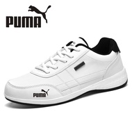 Size 38-48 Kasut Kulit Kasual Lelaki Mens Fashion Leather Sports Shoes Kasut kasual lelaki Casual Breathable Running Shoes Popular Sneakers kasut kulit bergaya lelaki White Shoes Men