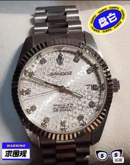 香港行貨山度士Sandoz,銀色電腦面自動男裝手錶（大圍金輝錶行購入）