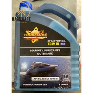 5L Tribolube 2T Outboard Engine Oil | TCW-3 Marine Lubricants Outboard Engine Oil | Minyak Enjin 2T 