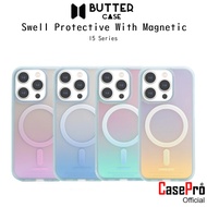Buttercase Swell Protective With Magnetic 3-Meter Shockproof Clear Case Premium Grade For iPhone15Pr