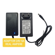 REAL AMPERE ADAPTOR DC 24V 5A POWER SUPPLY 24V DC 24 VDC 5 AMPERE
