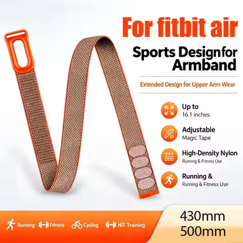 Woven Bicep band For Google Fitbit Air Circular Armband Adjustable Bicep Band Unisex Sturdy Soft Bre