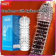 Sixth+I}y(Sense.R#Reusable]P#Spike]g#Condom]v#Bolitas]X#Condom]T#for men washable Delay Condoms