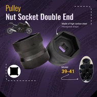 39mm-41mm CVT Scooter Auto Clutch Box Socket Clutch Nut Wrench Pulley Spanner Tool Opener Double Soc
