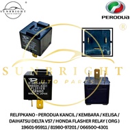 PERODUA KANCIL/KEMBARA / KELISA / DAIHATSU DELTA V57 / HONDA FLASHER RELAY (ORG) 19601-95911 / 81980