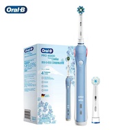 Oral B P4000 Adult Electric Toothbrush Deep Cleaning Gum Massage Tooth Brush With Round Heads Induct