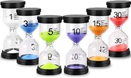 EMDMAK Sand Timer Colorful Hourglass Sandglass Timer 1 min/3 mins/5 mins/10 mins/15 mins/30 mins San