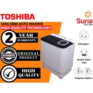 (Free Delivery Kedah Penang & Perlis)Toshiba 14/16kg Semi Auto Washing Machine Mesin Basuh 洗衣机  VH-L