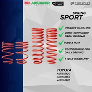 Spring Sport Altis E120 E150 E170 Toyota Proexpert
