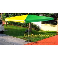 Heavy Duty 8ft Square Umbrella/Payung Petak Pasar Malam/ Night Market Canopy Set/Penuh Payung (READY