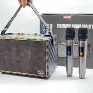 Liujiping3เครื่องเล่นพกพาเครื่องเสียงสำหรับเต้นรำสี่เหลี่ยมกลางแจ้งลำโพงบลูทูธ SK2036ขนาด6.5นิ้วไร้ส