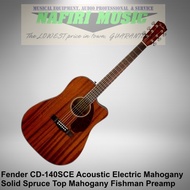 Gitar Akustik Elektrik Fender Cd-140Sce Mahogany Di Atas Yamaha Apx500