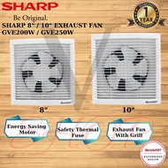 SHARP 8"/10" EXHAUST FAN GVE200W / GVE250W / KHIND 8"/10"/12" EF8001/EF1001/EF1201 //KHIND 10" VENTI