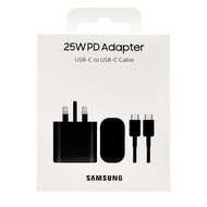 Original Samsung 25W Adaptive Fast Charger 2.0 UK Plug 1M USB PD Cable For Galaxy A34 A54 A70 S10 5G