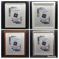 Photo Frame Flat 057 With Border for A4 or 8R 8x10 Acrylic Clear Front RCstudio