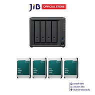 NAS (อุปกรณ์จัดเก็บข้อมูลบนเครือข่าย) SYNOLOGY DISKSTATION DS925+ & 8 TB 3.5 INCH HAT3320-8T x 4