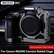 R62 Camera Cage Aluminum Alloy Protective Sleeve Frame for Canon R62 R6 Camera Rabbit Cage Quick Mou