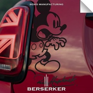 Cartoon Disney Retro Mickey Cute Car Sticker Motorcycle Garland Personality Sticker