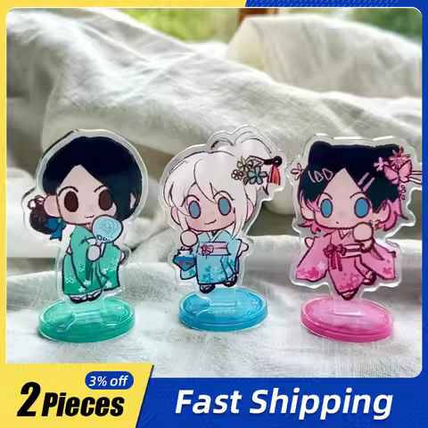 5cm/1.97in Valorant Twilight Butterfly Acrylic Kawaii 3PC Standing Plates Game Peripherals Collectib