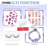 [TENOL] 30x Press on Nail Box Artificial Nail Display Case for Bracelets Nail Salon