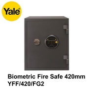 Yale 保險箱YFF420 防火系列 指紋/密碼 數位電子保險箱/櫃(公司貨)