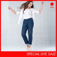 [CLEARANCE] Special Live Sale C2 Vanion Navy Women's Boyfriend Jeans