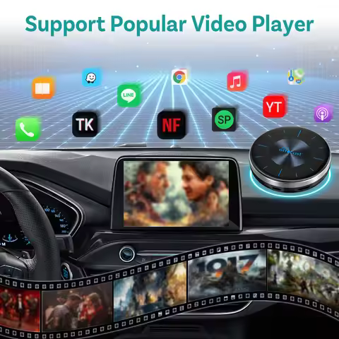 OTTOCAST Android 12 P3 AIBox Wireless Android Auto CarPlay SM6225 128GB WiFi Car Accessories for You