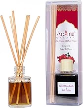 Ethnic Choice Aroma Galaxy Cambodian Oudh &amp; Ruh Gulab Reed Diffuser Set/Aroma Reed Diffuser/Hotel, Bathroom &amp; Living Room - 30 ML with 6 Reed Sticks