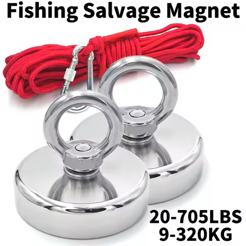 Super Strong Neodymium Fishing Magnet Hooks N52 Heavy Duty Magnet with Countersunk Hole Eyebolt 16-9
