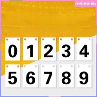 [ResinxaMY] Score Keeper Numbers 0-9 Manual Score Flip Cards for Tennis Ball Basketball