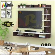 (RTV 027) Minimalist Hanging Wall TV Rack / Wall Mounted TV Table 32-55 Inc Length 120 cmx 100cm