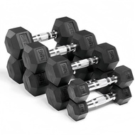 Hexagon Dumbbell Hexagon Weightlifting Gym Fitness Dumbbell (2.5kg - 30kg)