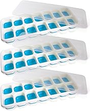 VB VIN BOUQUET FIE 960 14 Rectangular Ice Cube Mould, Pack of 3 Blue Ice Cubes