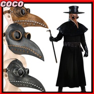 Plague Leather Bird Beak Doctor Mask Halloween Punk Mask Leather Bird Beak Mask