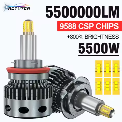 360 H7 LED Headlight Canbus H4 H1 H11 H8 H9 9005 HB3 9006 HB4 D1S D2S D3S D4S 1200W 3D CSP Auto Lamp