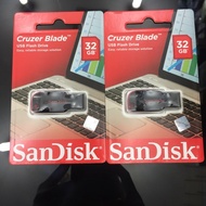 TRI54 - FLASHDISK SANDISK 32GB USB FLASH CRUZER BLADE CZ50 GARANSI RES