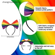 yanddd Bowknot Rainbow Pride Head Bopper For Women, Pride Day Rainbow Hair Accessories .