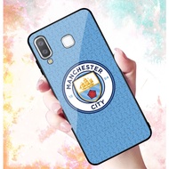 Ốp Lưng SAMSUNG GALAXY A8 STAR mặt kính cường lực cao cấp In hình Câu Lạc Bộ Bóng Đá