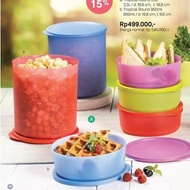 Tropical Round set Toples Tupperware