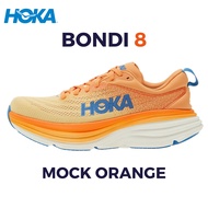 รองเท้าวิ่ง Hoka One One Bondi8 Mock Orange Size36-45 รองเท้าผ้าใบผู้ชาย รองเท้าผ้าใบผู้หญิง รองเท้าวิ่งชาย รองเท้าวิ่งหญิง รองเท้ากีฬา รองเท้าออกกำลังกาย