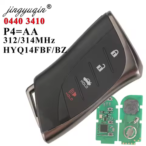 Smart Car Key 312/314MHz 0440 3410 8A P4=AA For Lexus ES300h ES250/ES350/LS500 ES350h UX200/UX250h H