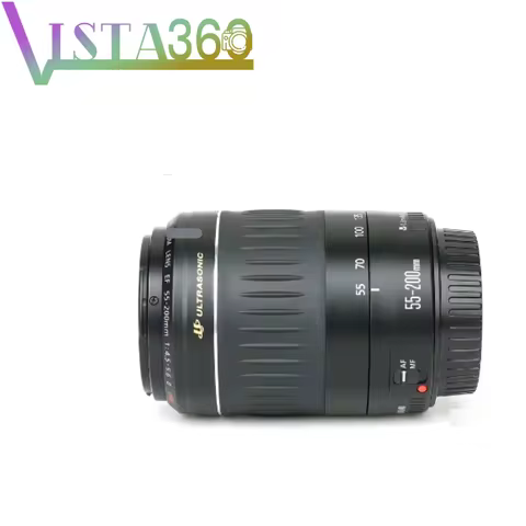 96% New Original EF 55-200mm F4.5-5.6 II USM Lens For Canon EOS 6D 6D2 5D2 500D 600D 750D 77D 100D 8