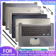 New For ASUS VivoBook S510U A510 A510U X510UA S510 X510 F510U A510 F510 Laptop LCD Back Cover/Front 