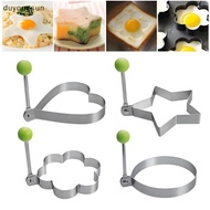 (duyongsun) Stainless Steel Fried Egg Shaper Cooking Tools Shaper Omelette Shaper Pancake Ring Circl